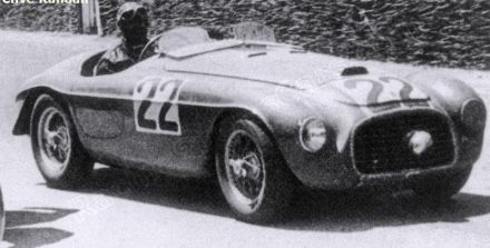 Lord Selsdon i Luigi Chinetti – Ferrari 166 MM.
